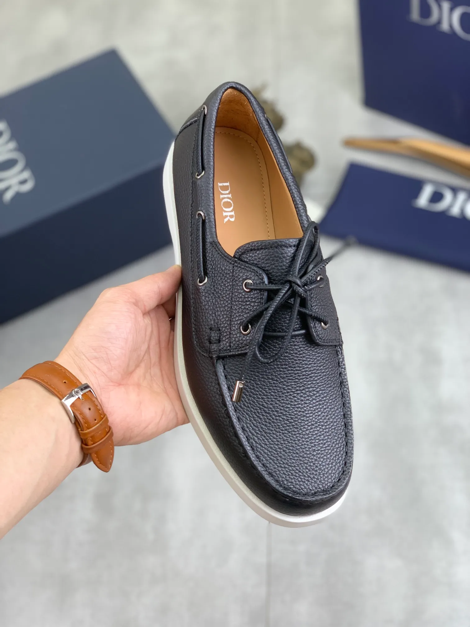 Men's shoes 💰P542 New 💰Higher version 💎💎💎Dior original 1:1 replica! Top Italian purchasing agent! Men's business casual leather shoes, original imported calfskin upper, ultimate texture, gentleman style, imported water-dyed cowhide inside, top-quality original Italian rubber outsole, first-class workmanship, top quality! Size: 39-44 (38 45 customized) 4️⃣ colors available